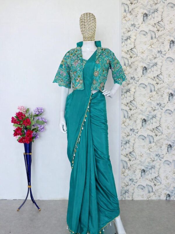 Heavy Crep Silk Saree