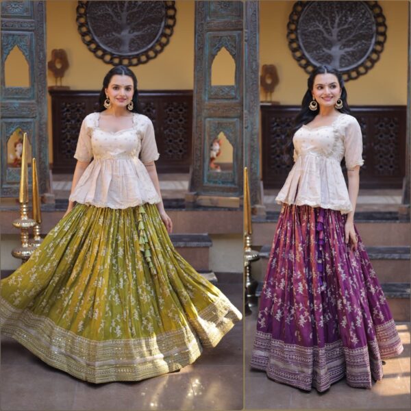 Peplum lehengas✨