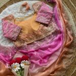 light pink & orange