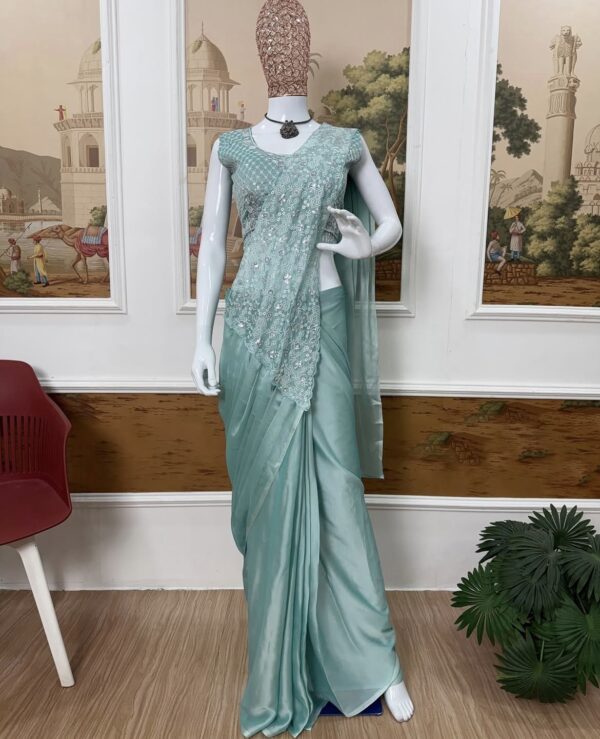 One min saree