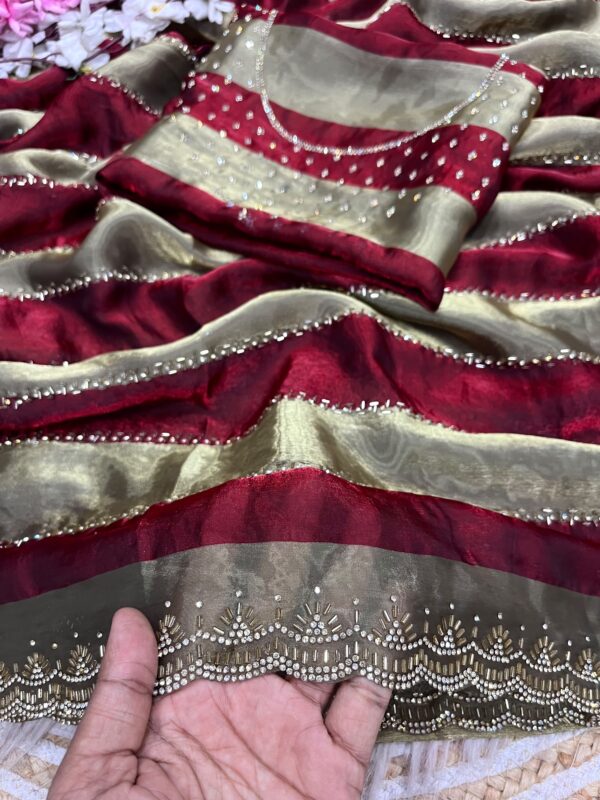 Jarkhan work sarees