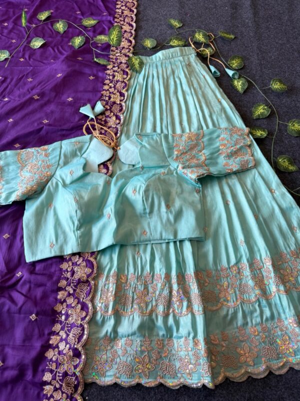 Fully stitched lehengas