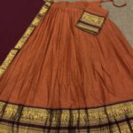 rust orange ( single gap) with maroon