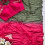pink & mehendi green